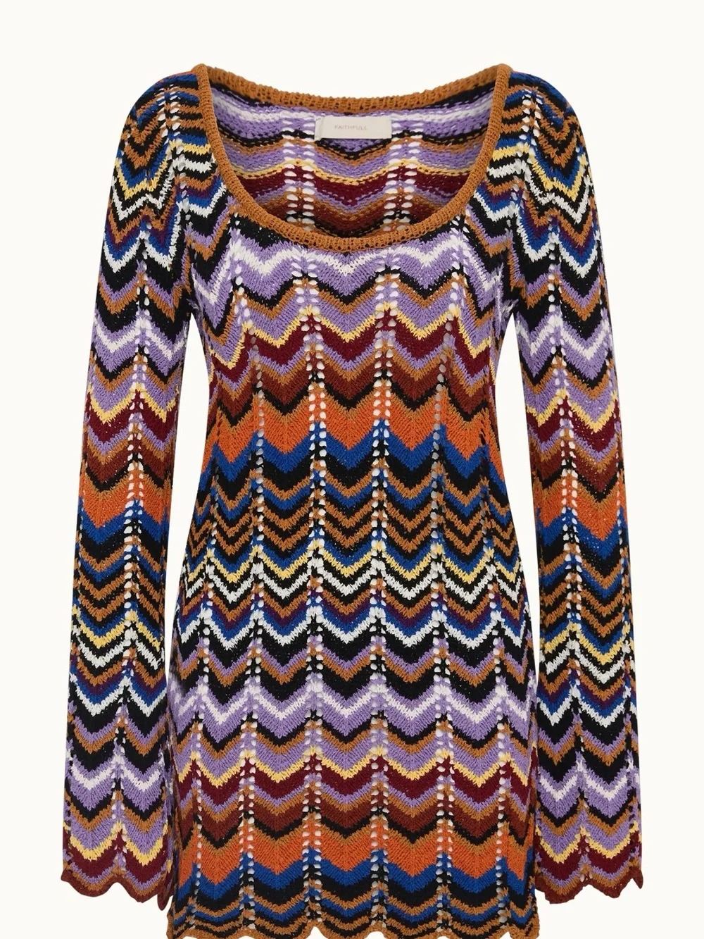 Faithfull the Brand - NEW WITH TAGS Sierra Mini Dress Cadaquès Stripe - Picture 2 of 7